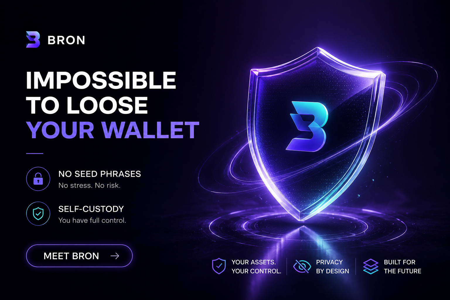 BRON — באנר קמפיין 'Impossible to Lose Your Wallet'